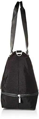 Baggallini Expandable Carry on Duffel, black/charcoal