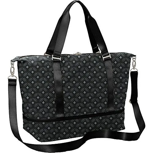 Baggallini Expandable Carry On Duffel, Blue Prism, One Size