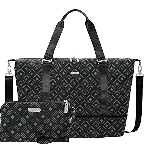 Baggallini Expandable Carry On Duffel, Blue Prism, One Size