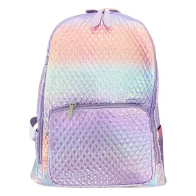 Bari Lynn Lavender Ombre Quilted Ombre Backpack