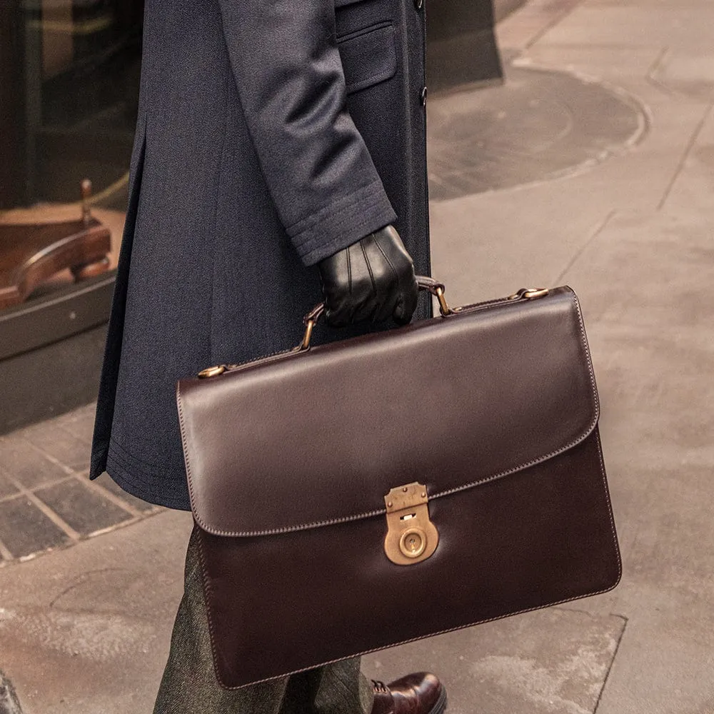 Bridle Hide Harvard - Brown