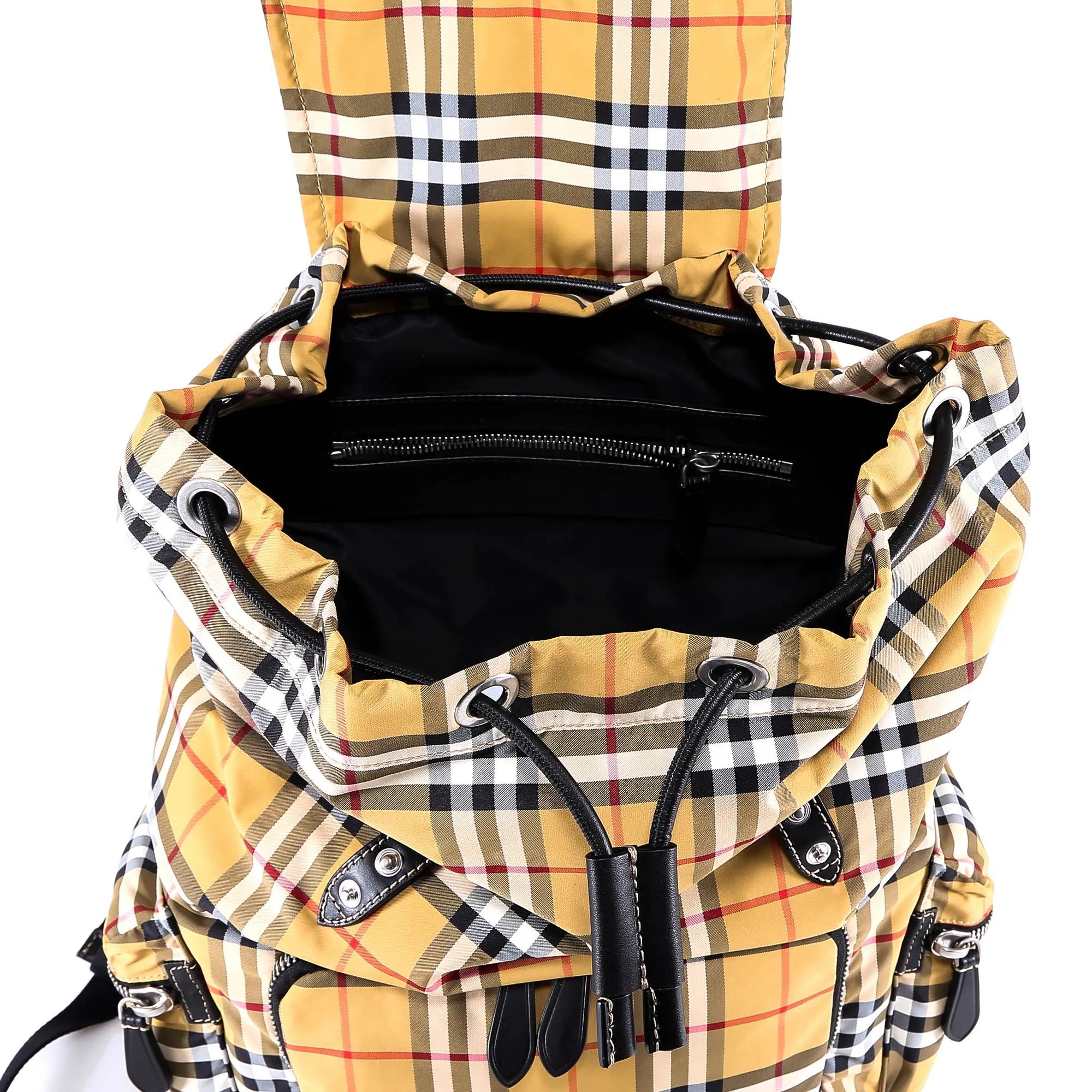 Burberry Check Print Backpack