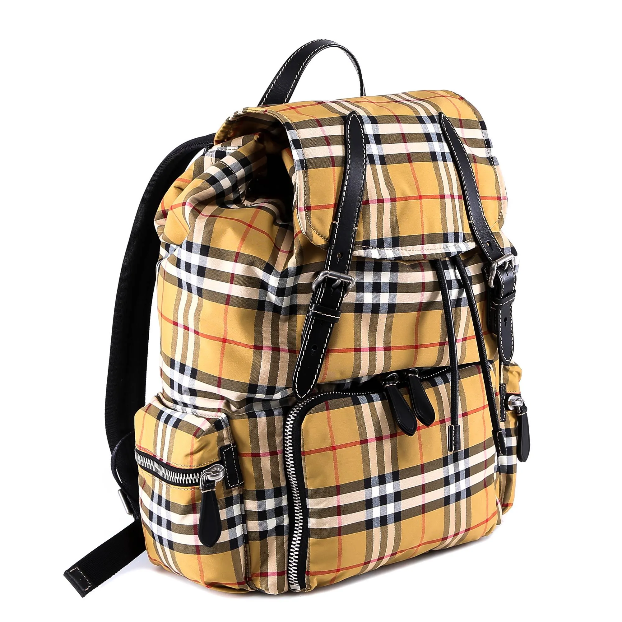 Burberry Check Print Backpack