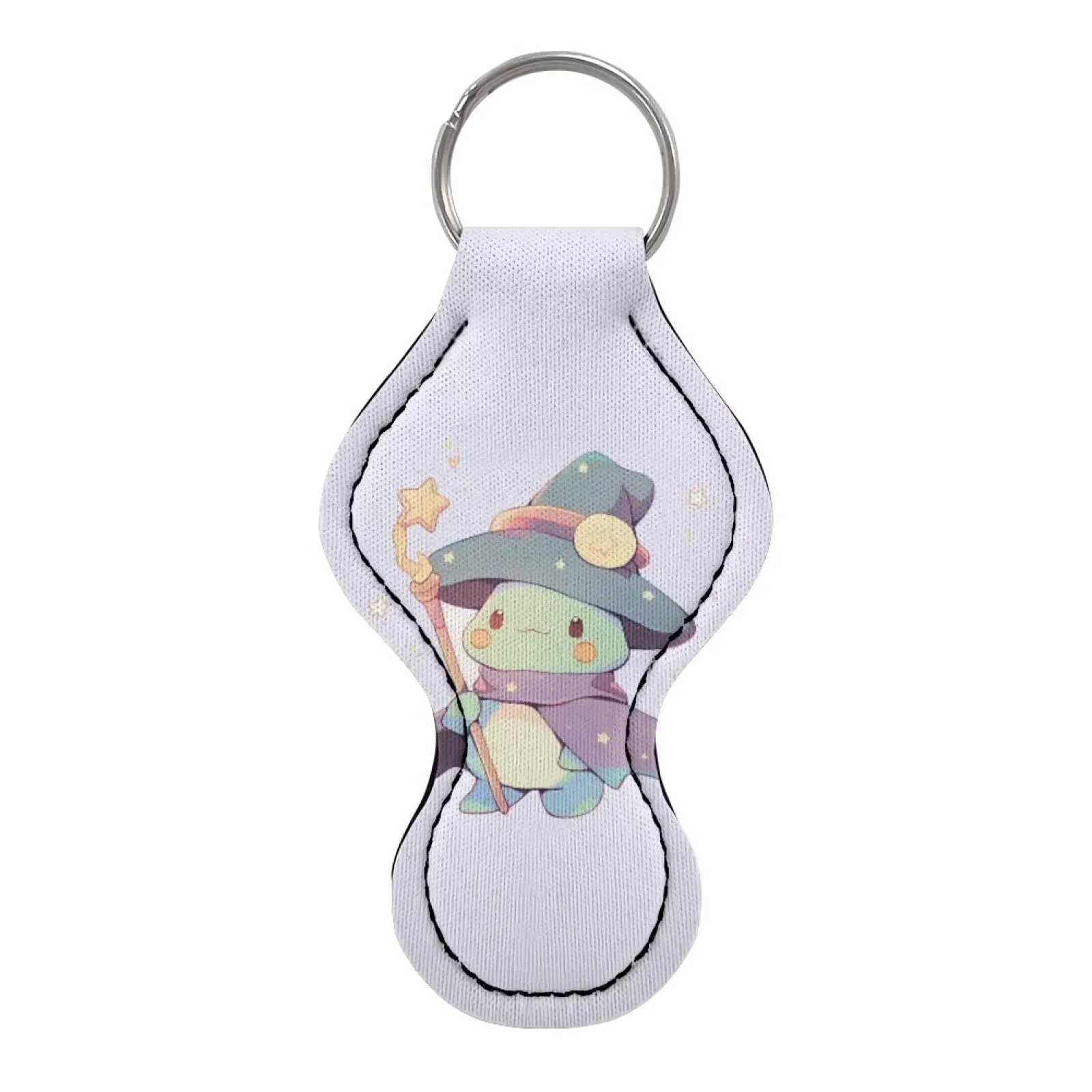 BYCHECAR Frog Chapstick Holder for Kids Cute Key Chains Chapstick Keychains Holder Women Girls Small Gifts Lip Balm Lipgloss Lipstick Holder