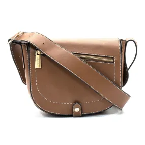 Carpisa Flap Shoulder Bags Leather Brown Colour For Women
