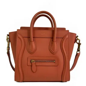 Celine Nano Terracotta Luggage