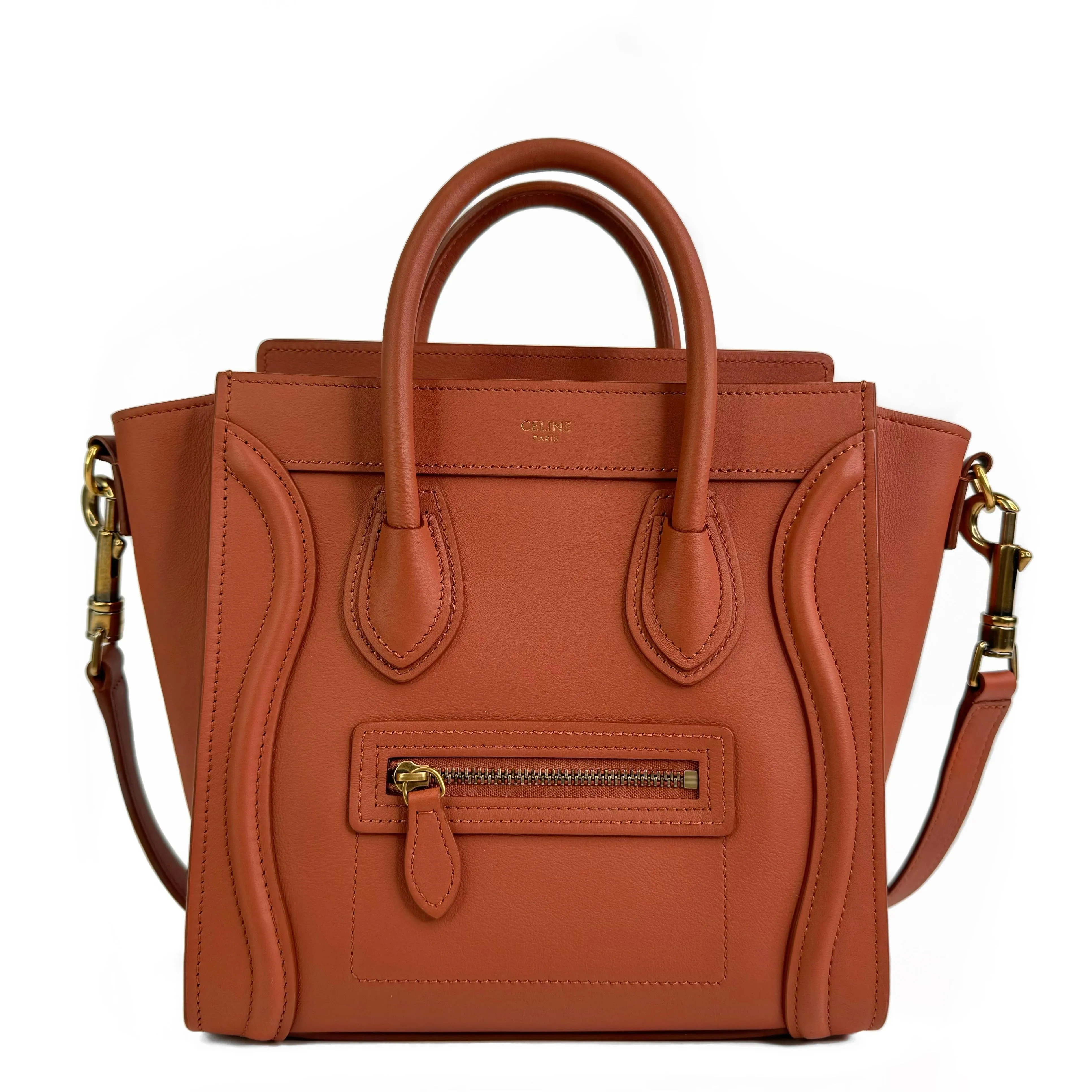 Celine Nano Terracotta Luggage
