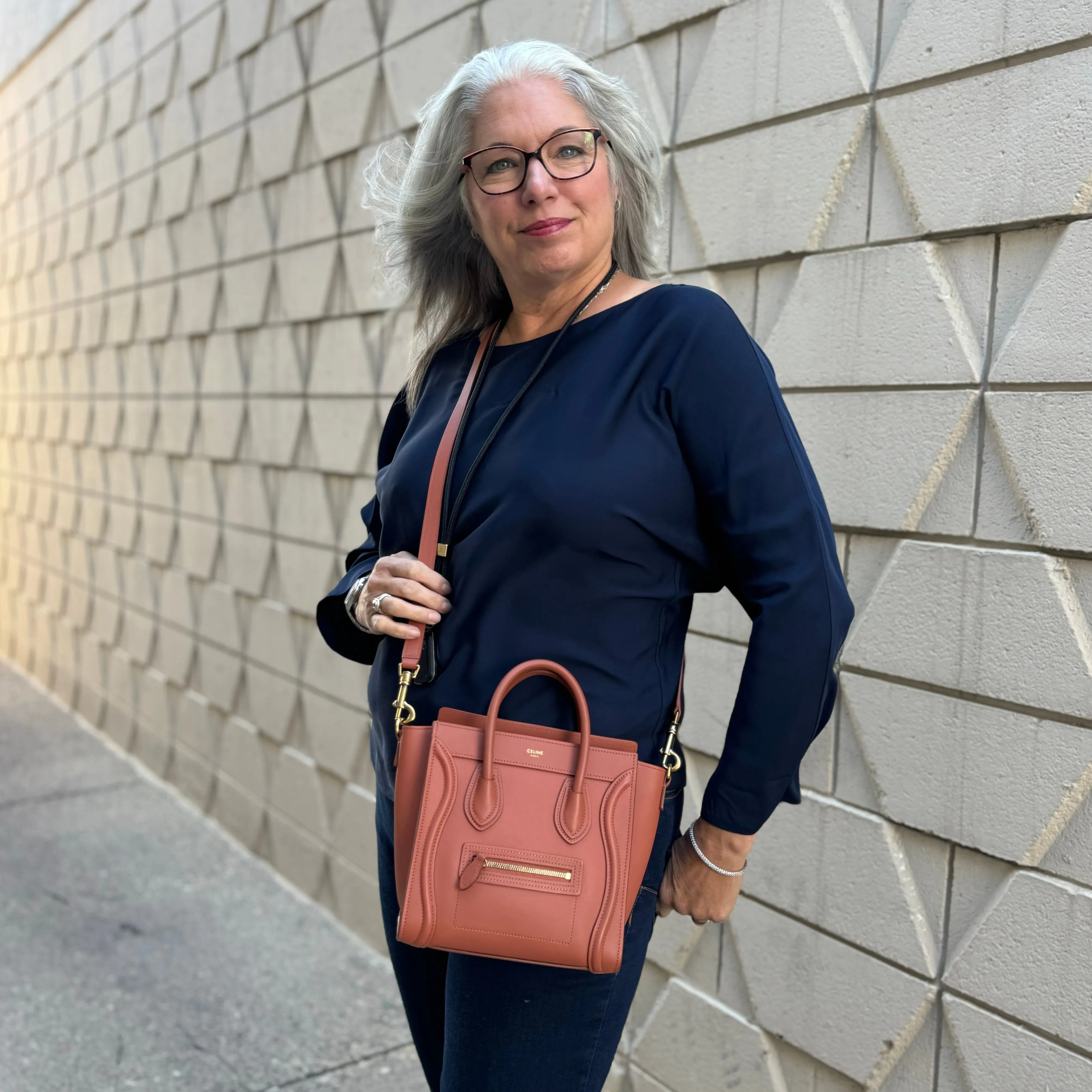 Celine Nano Terracotta Luggage