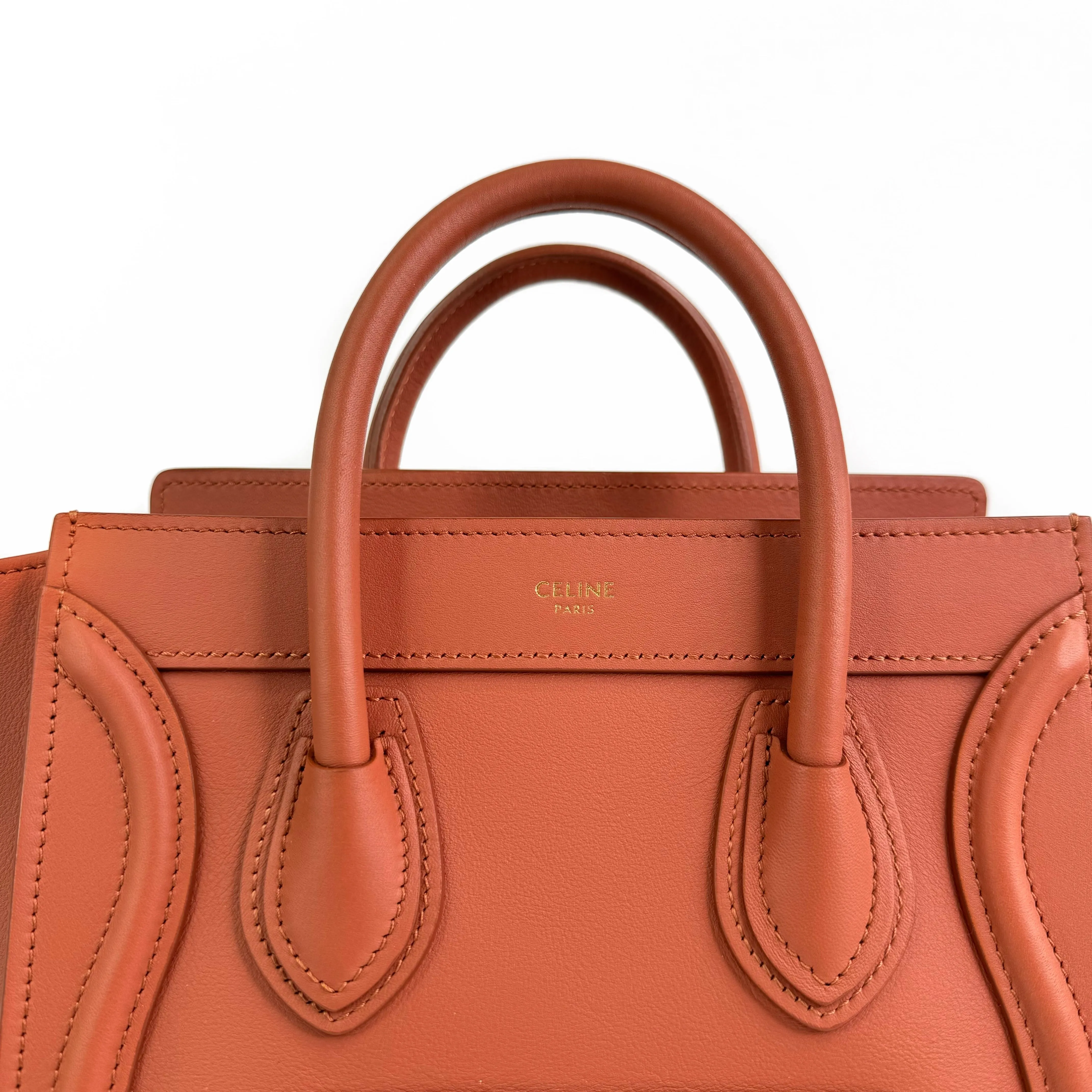 Celine Nano Terracotta Luggage