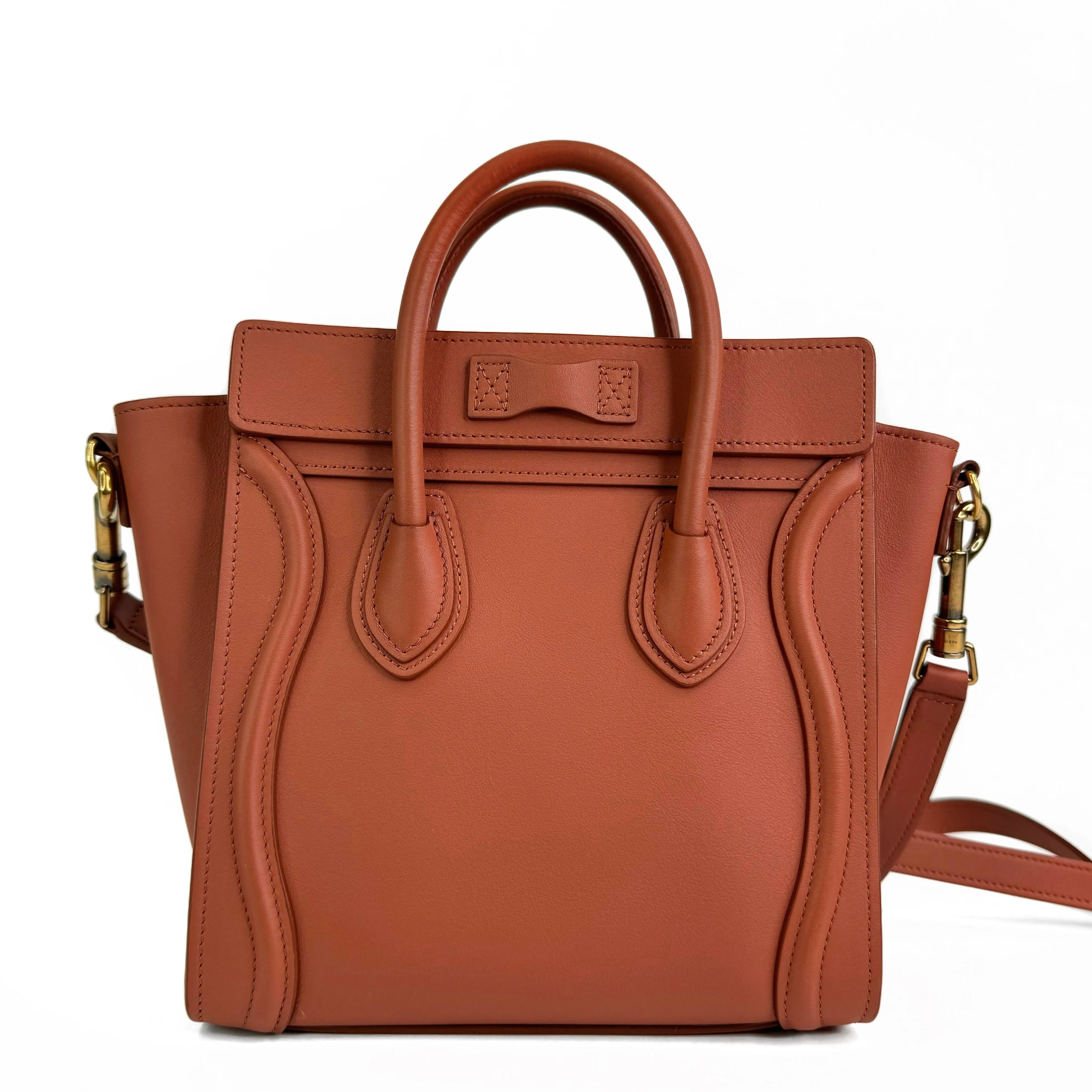 Celine Nano Terracotta Luggage