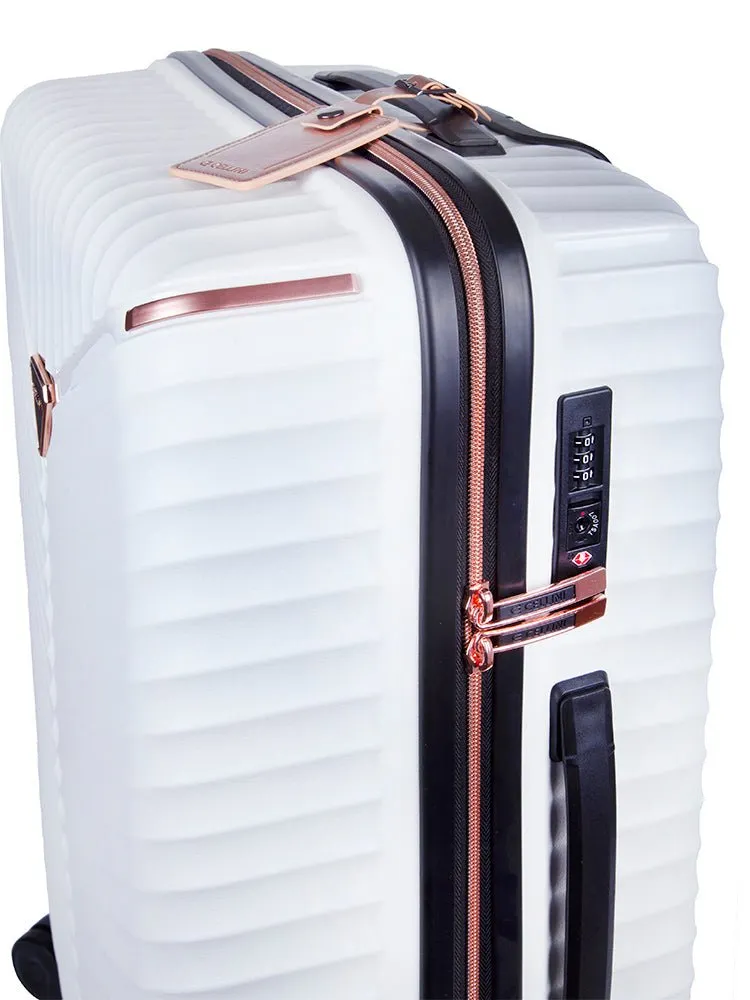 Cellini Allure 3 Piece Luggage Set | White