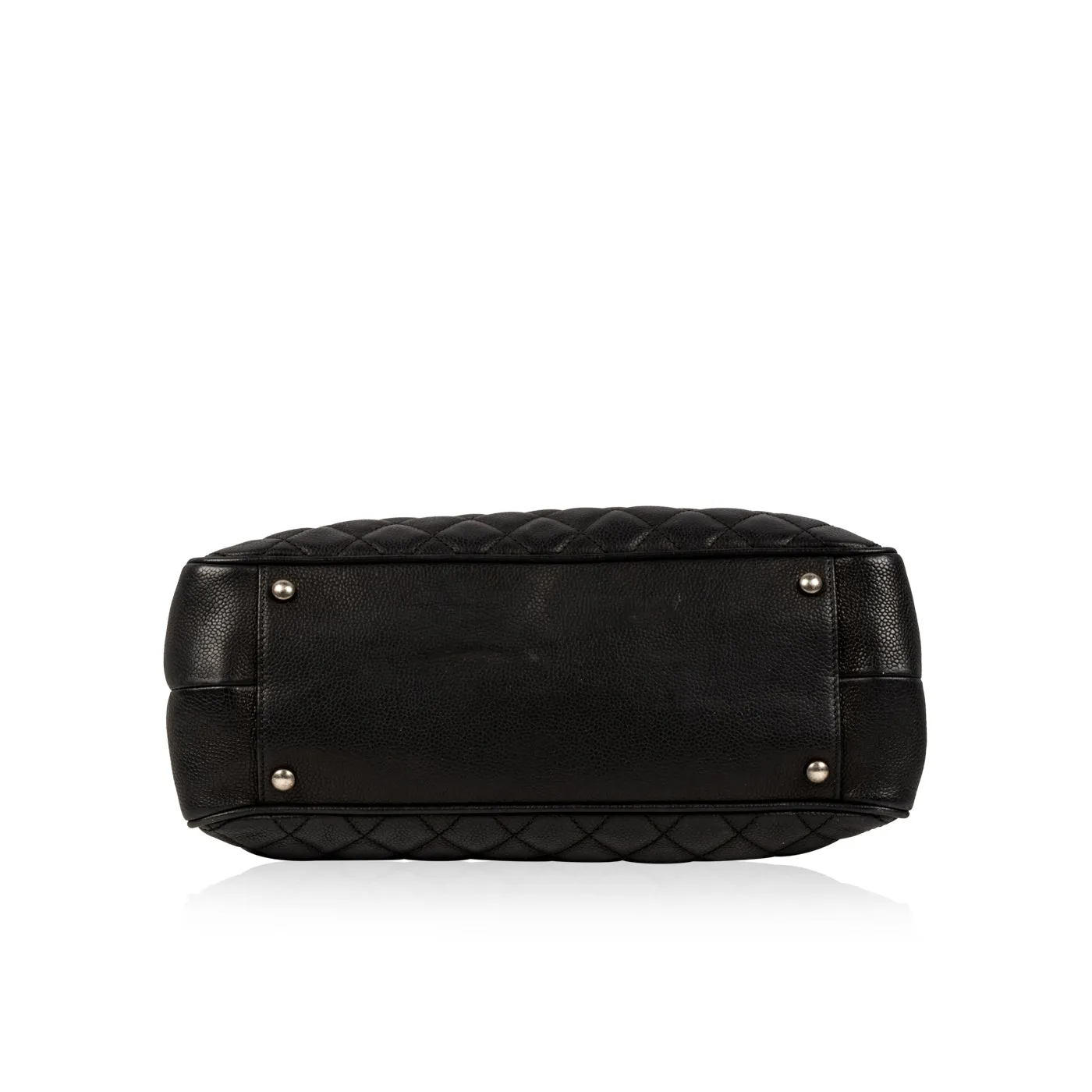Chain Tote - Black - Caviar