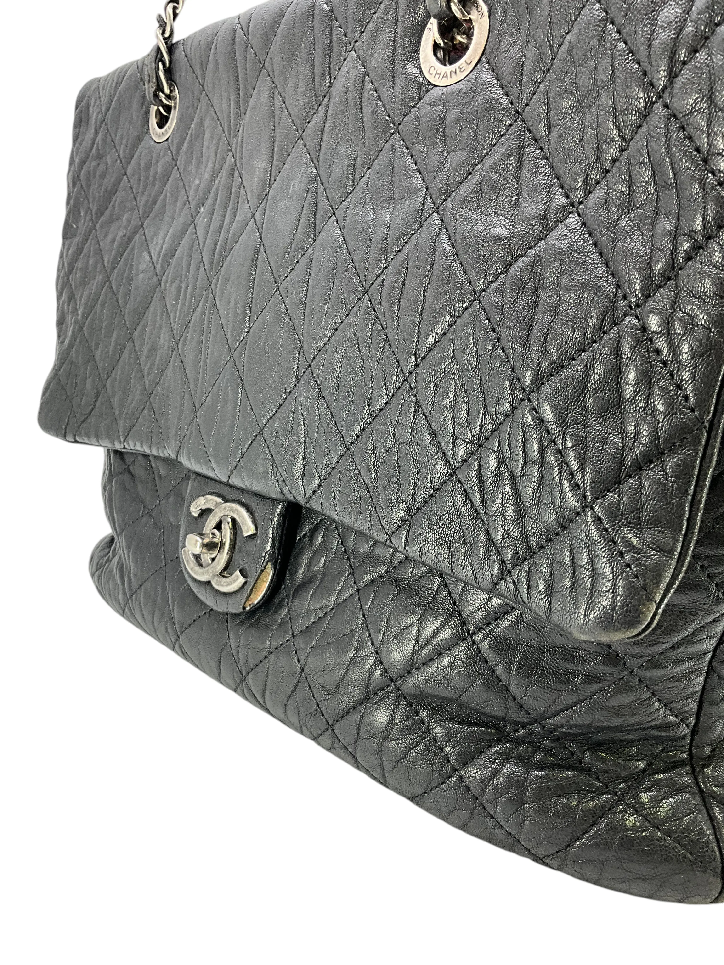 CHANEL Quilted Calfskin Large Duo Tote