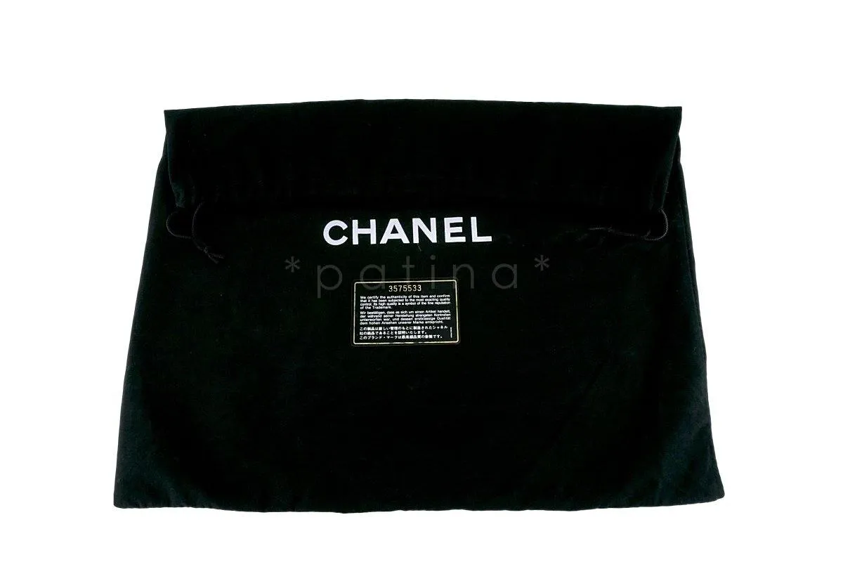 Chanel Vintage Caviar Mademoiselle Jumbo Classic Flap Bag 24k GHW