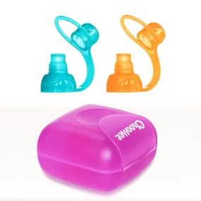 ChooMee Softsip Silicone Tops   Travel Case Purple