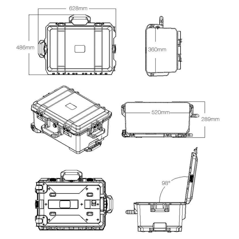 CINECASEPRO CP-AIR200 Filmmaker Protection Hard Case