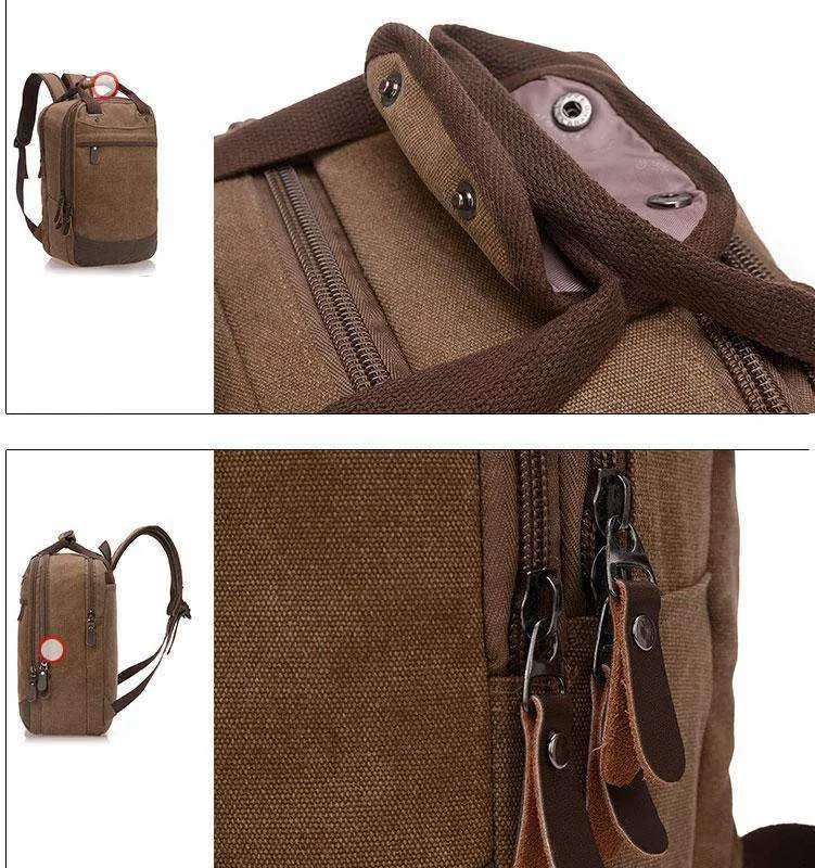 Classic Easy Carry Canvas Backpack