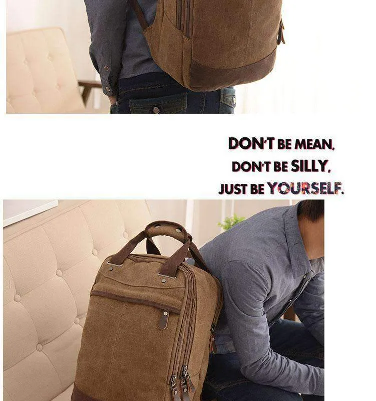 Classic Easy Carry Canvas Backpack