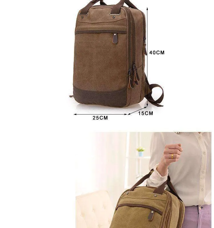 Classic Easy Carry Canvas Backpack