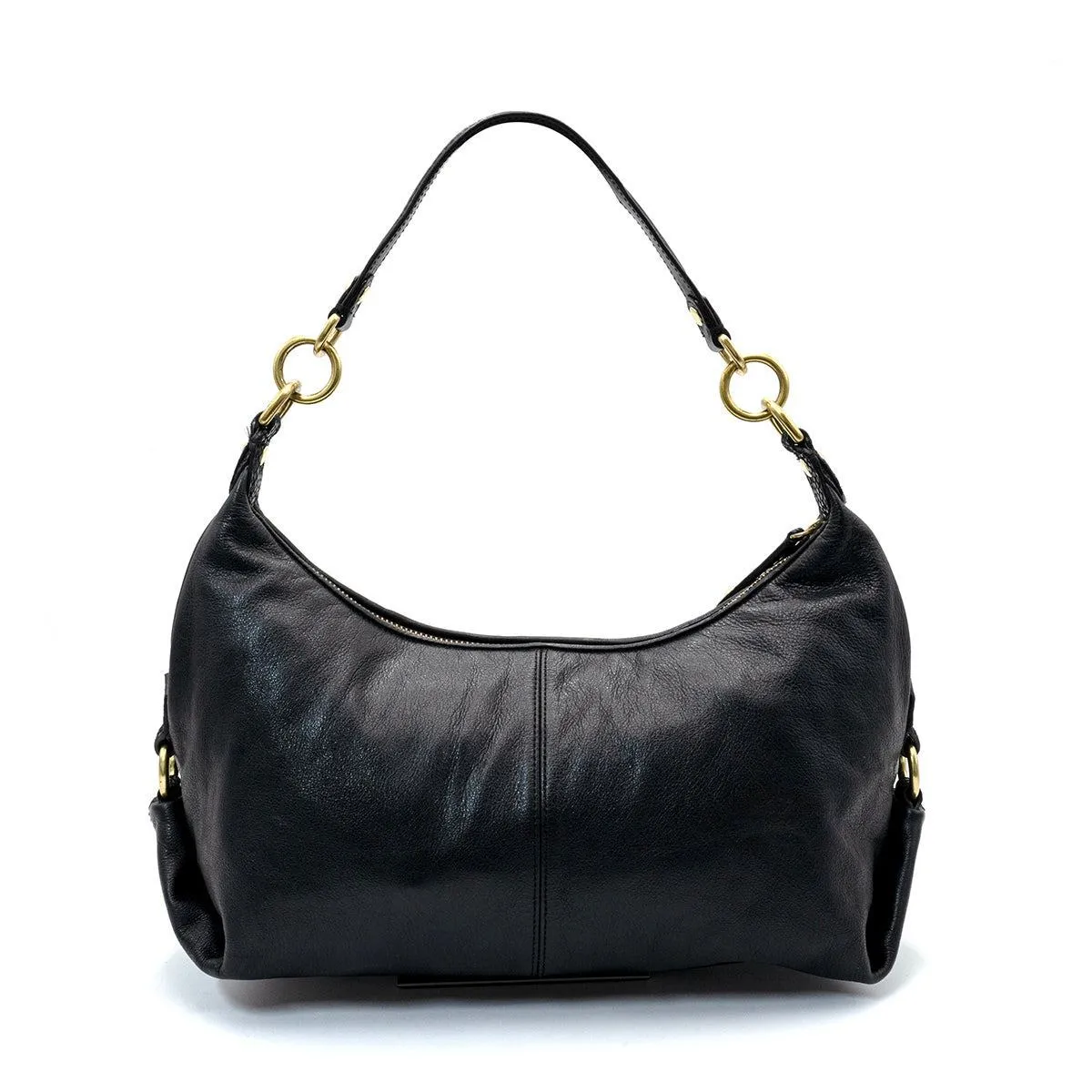Coach Madison Ashley Hobo Bags Leather Black Colour For Women