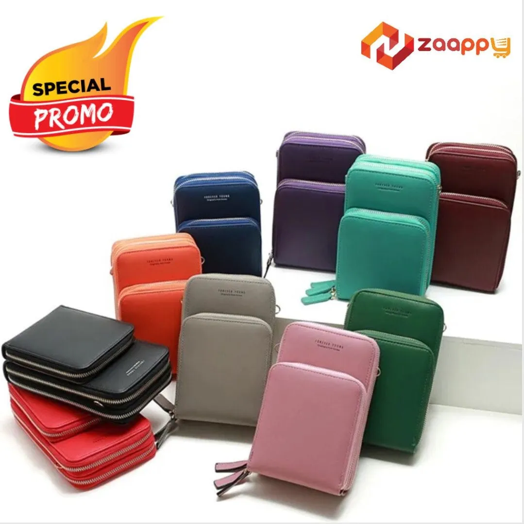 Cross Body Fashion Bag | 3 Zipper Sling Bag