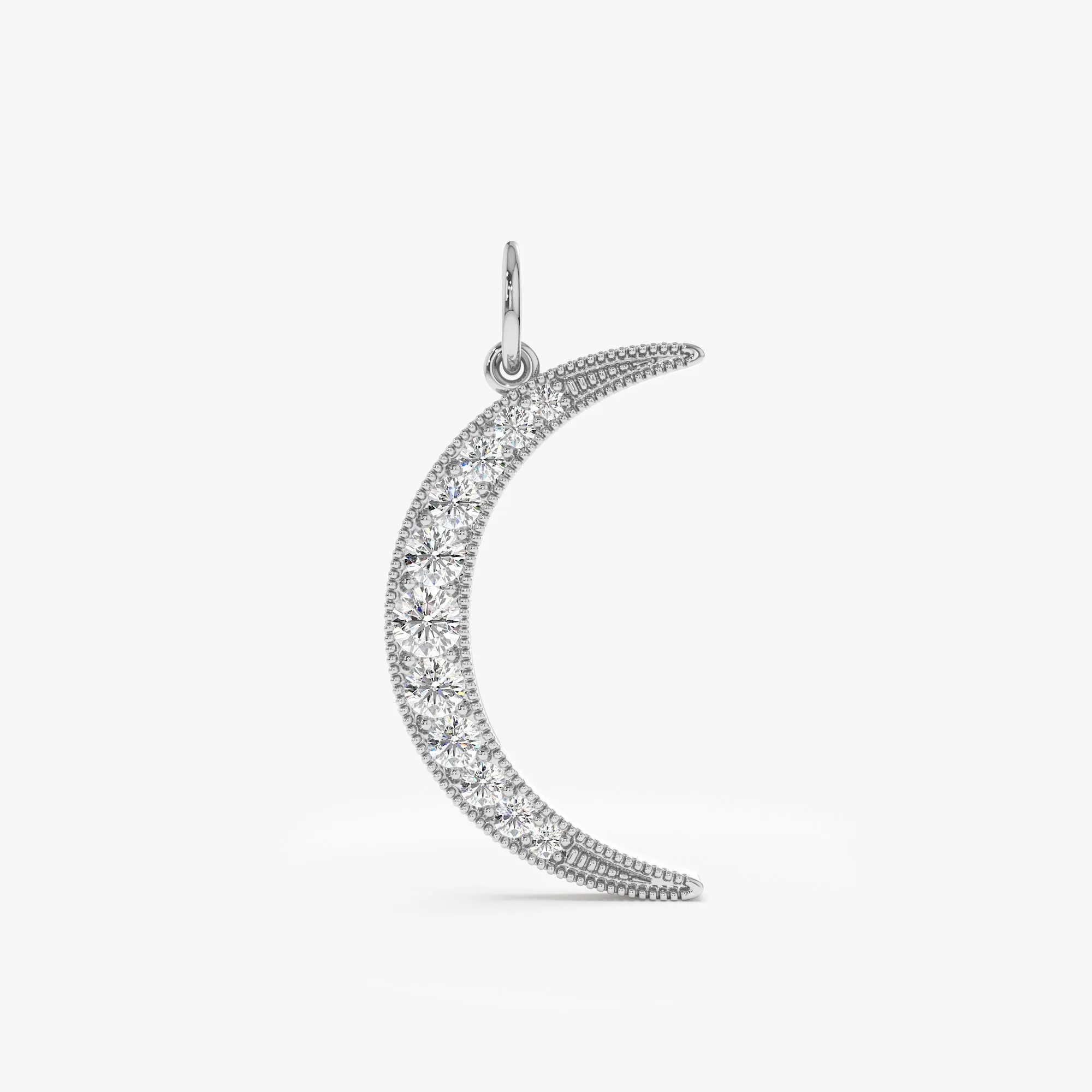 Diamond Moon Charm, Aubree