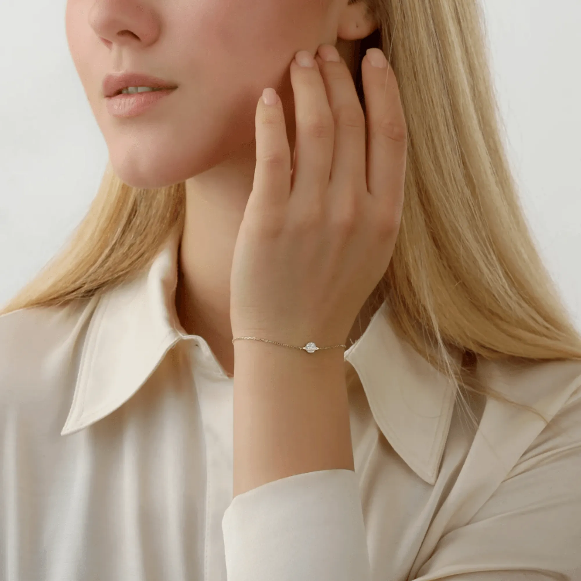 Diamond Saturn Bracelet, Michelle