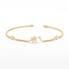 Diamond Star Station Bracelet, Polaris