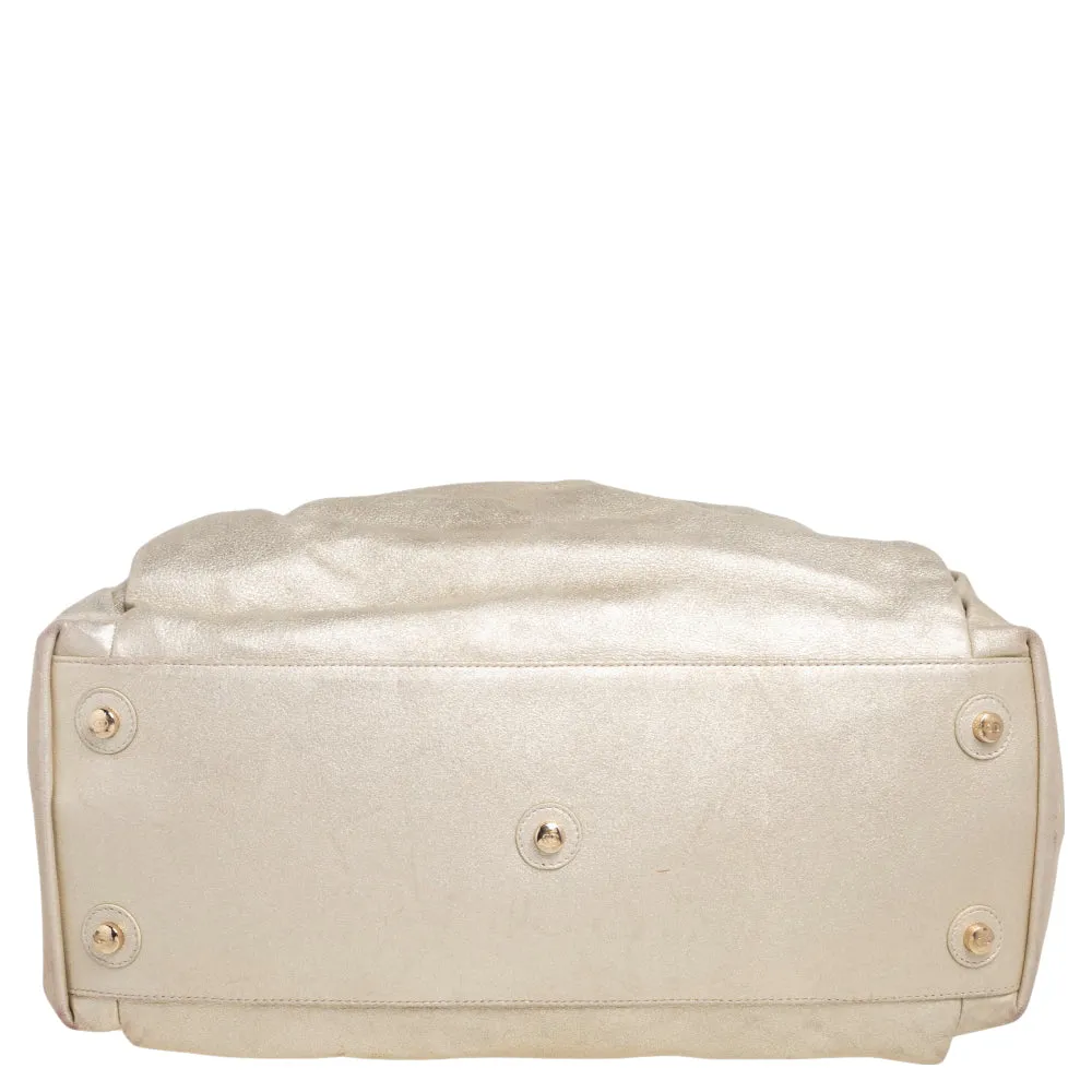 DIOR Gold Leather Le Trente Hobo