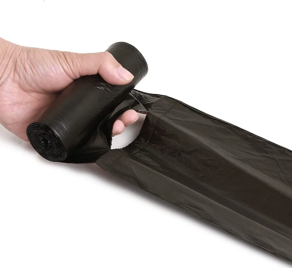 Durable Black Garbage Bags for Home Use