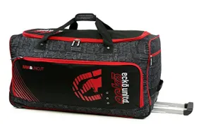 Ecko Unltd. 32 Inch Blacktop Rolling Duffel, Red/Black, One Size