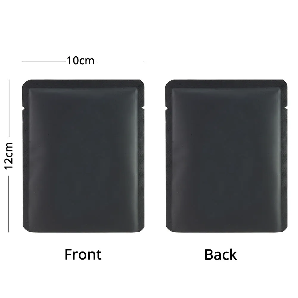Eco Reusable Aluminum Mylar Food Packaging Bags Flat Open Top Pouches Heat Seal Storage Pouches W/Tear Notch