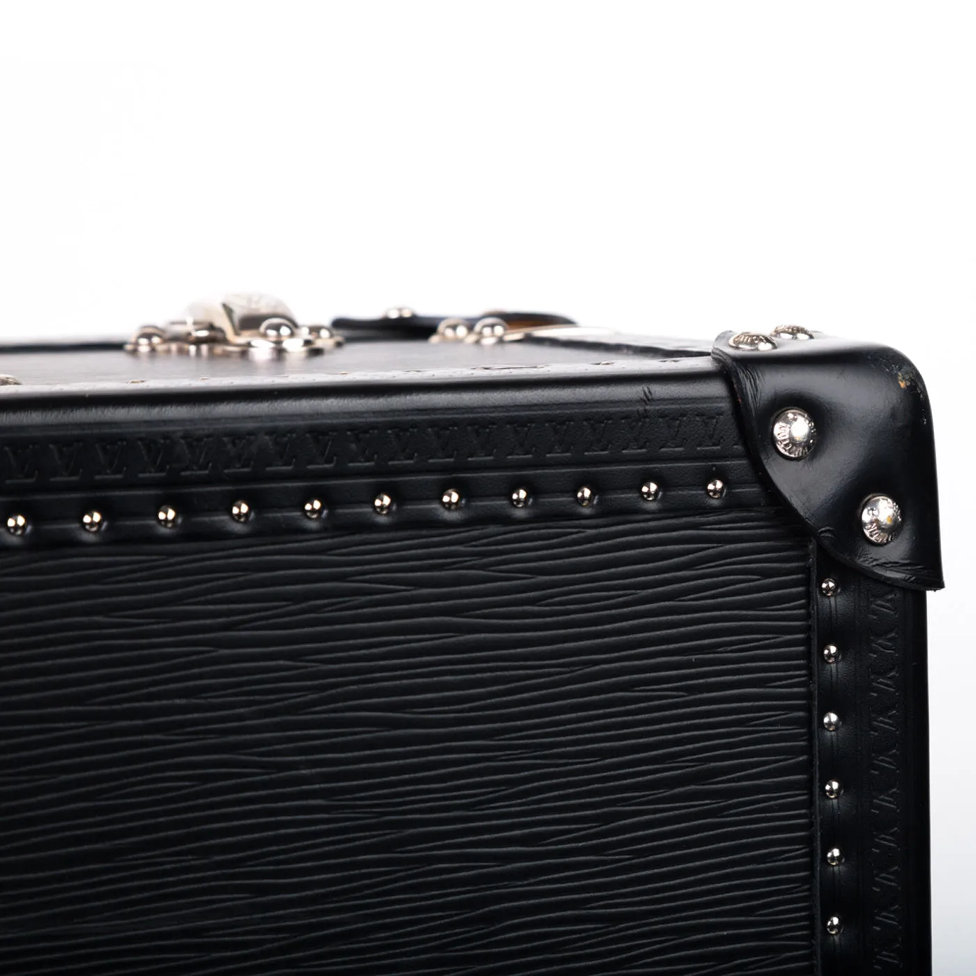 Epi Black Leather Trunk