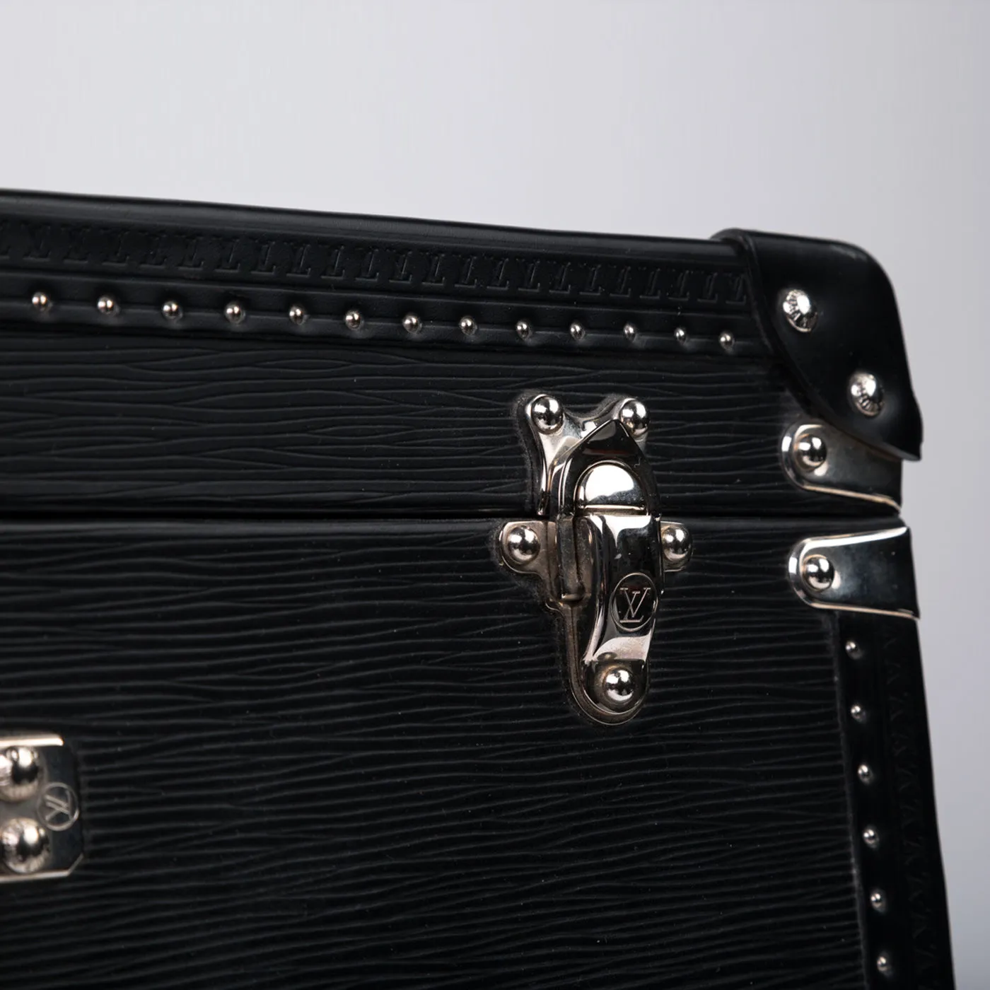 Epi Black Leather Trunk