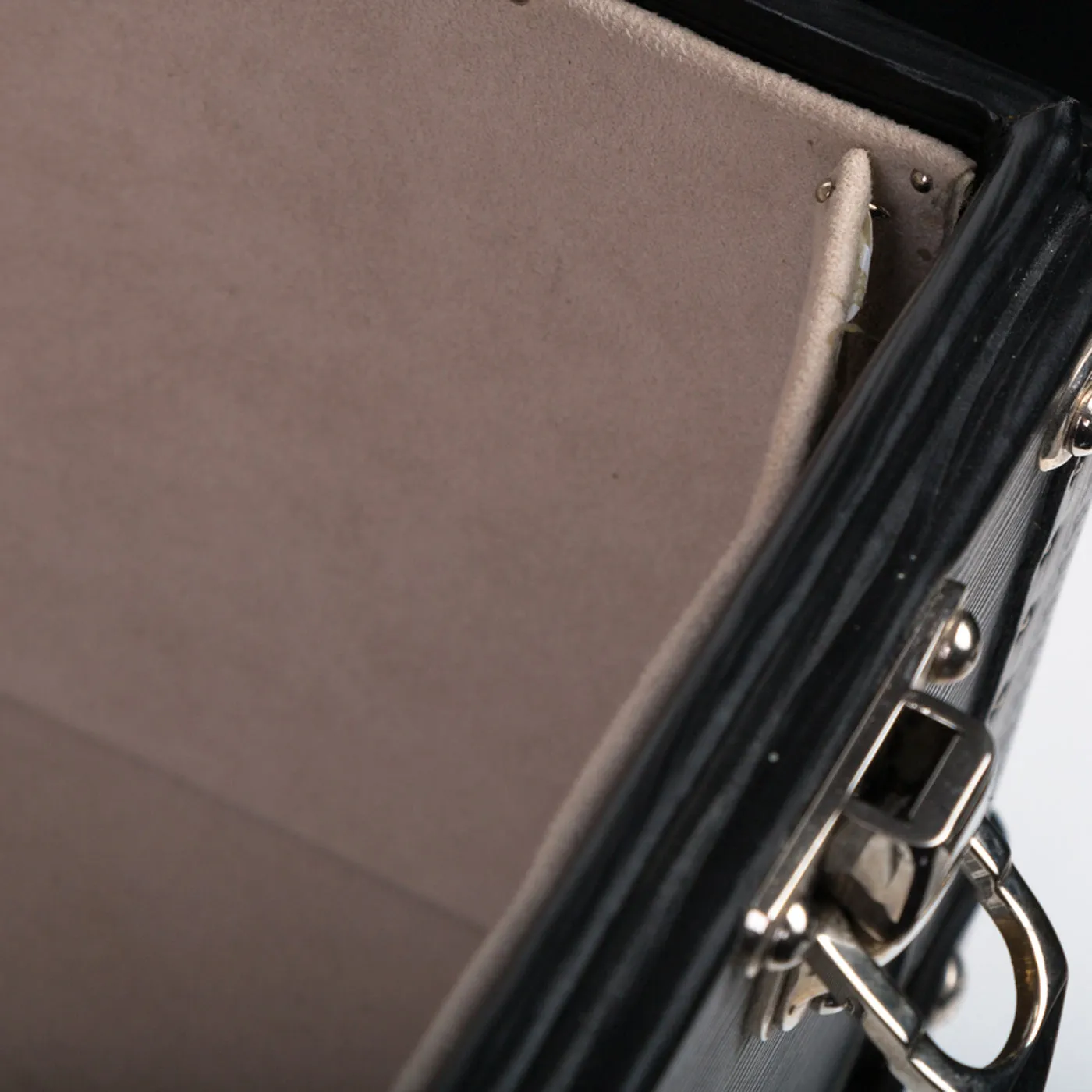 Epi Black Leather Trunk
