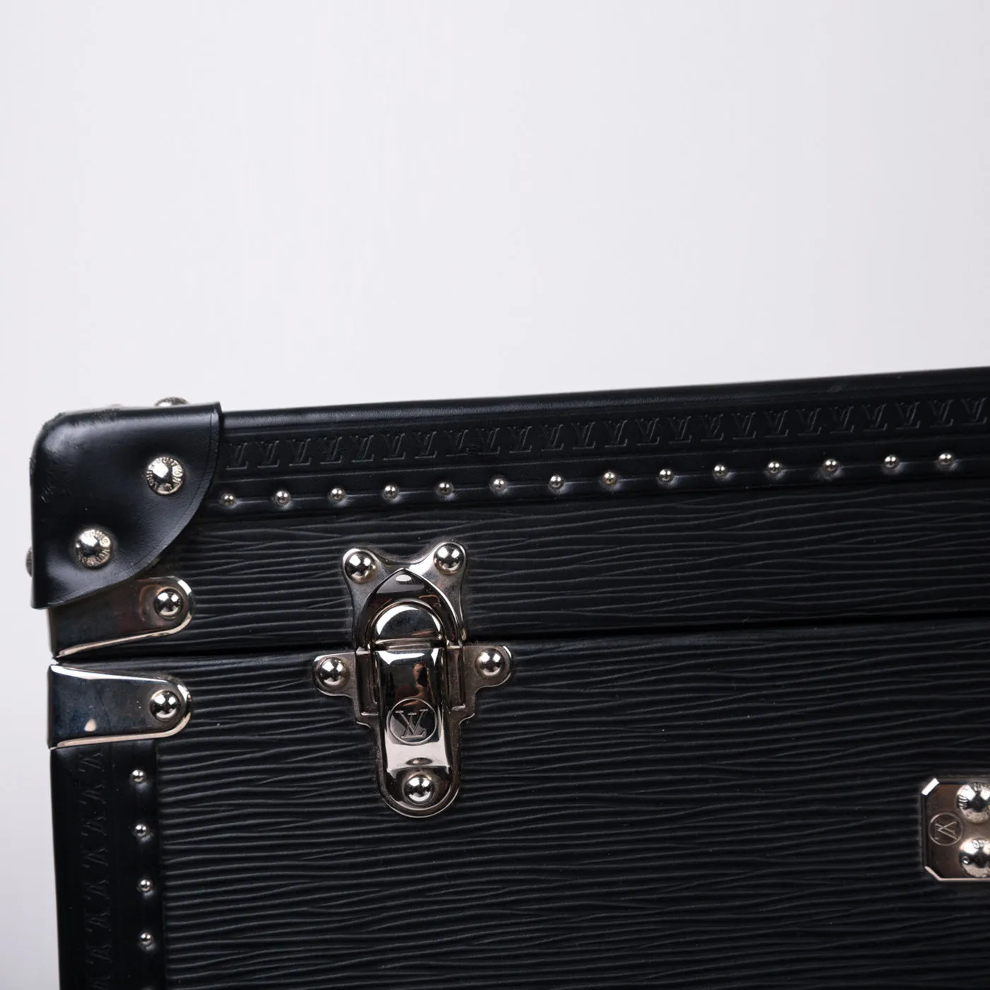 Epi Black Leather Trunk