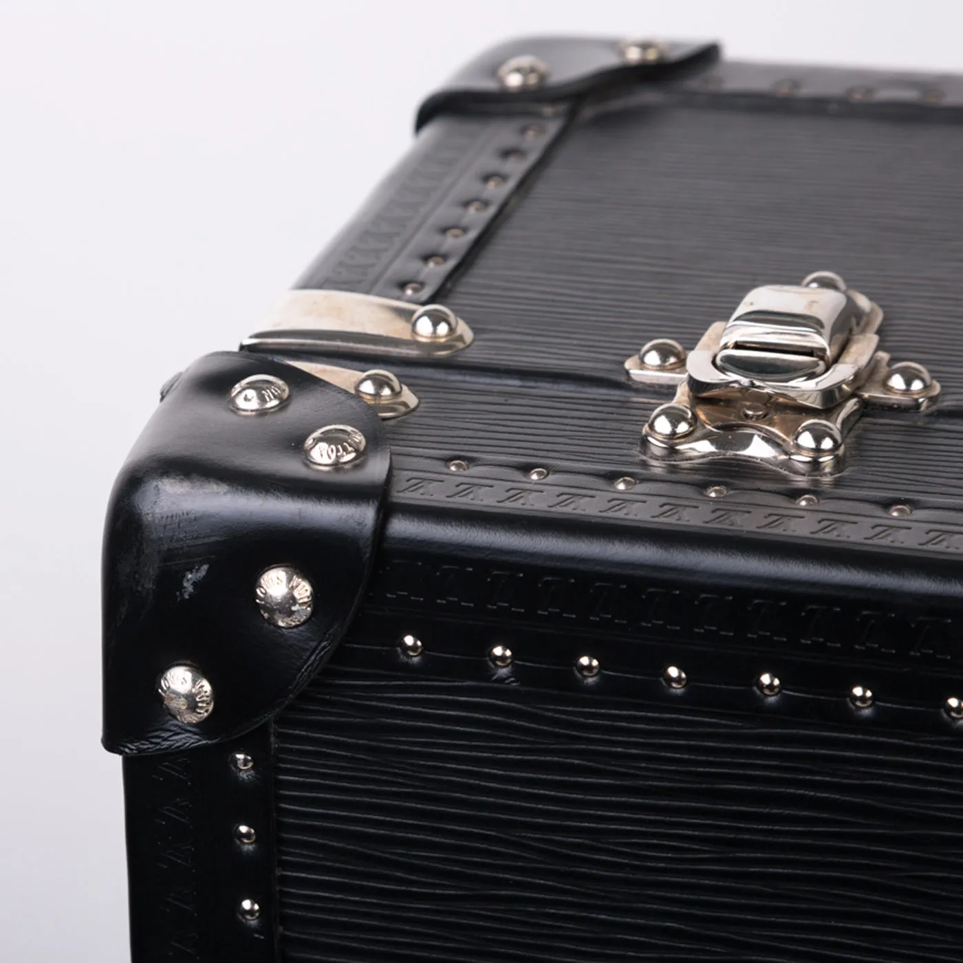 Epi Black Leather Trunk
