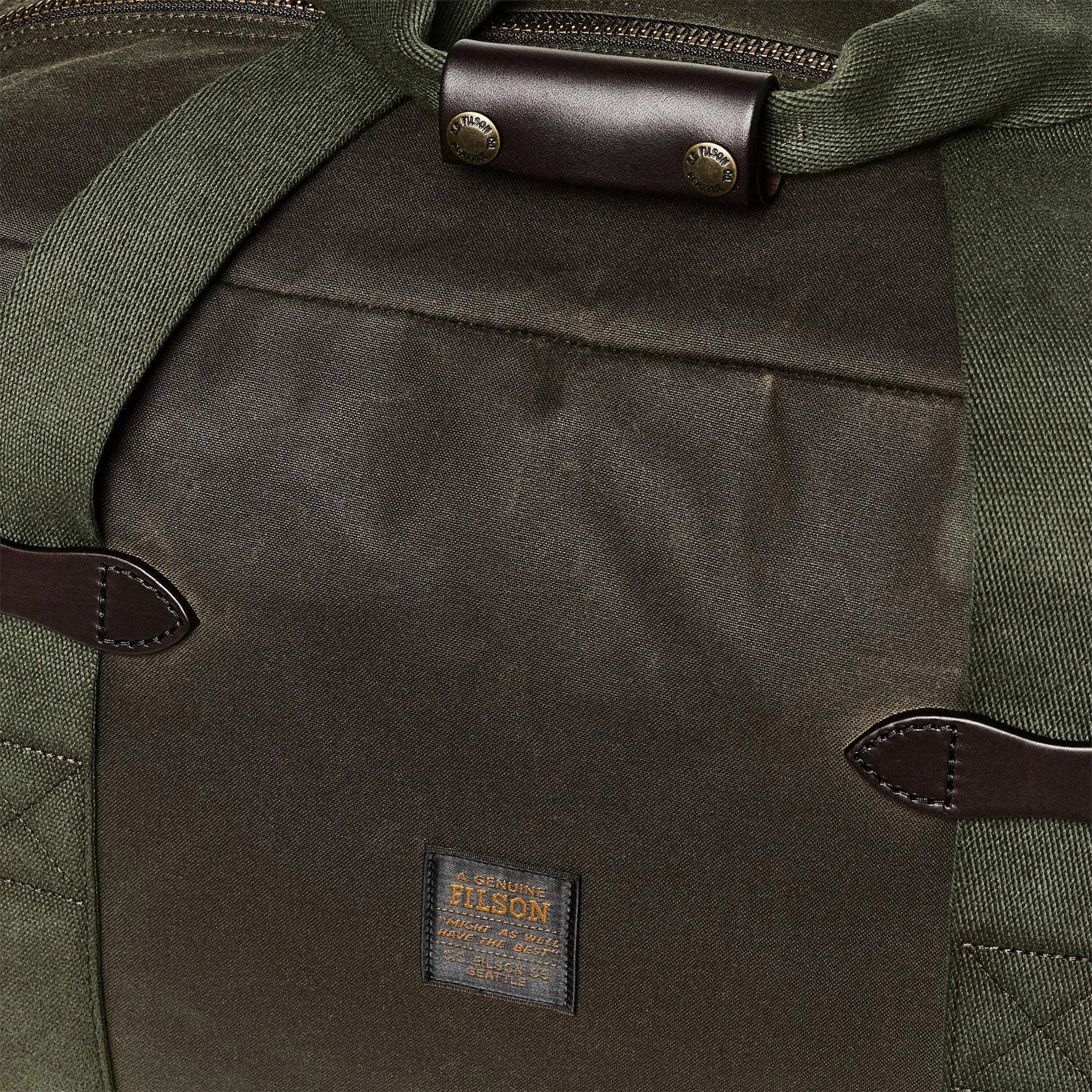 Filson Taska -Tin Cloth Medium Duffle - Otter Green