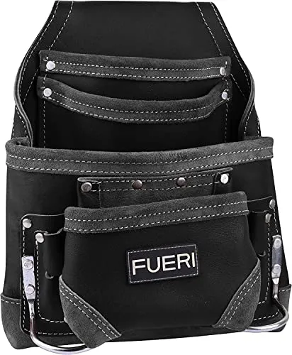 FUERI 10-Pocket Tool Pouch (Black)
