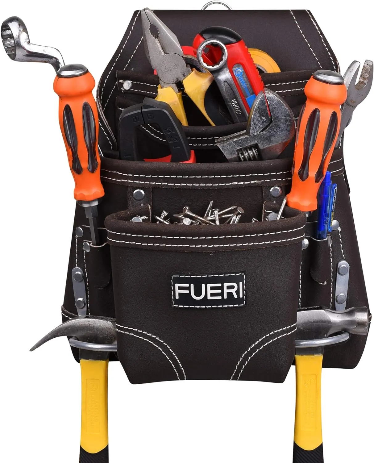 FUERI 10-Pocket Tool Pouch (Black)