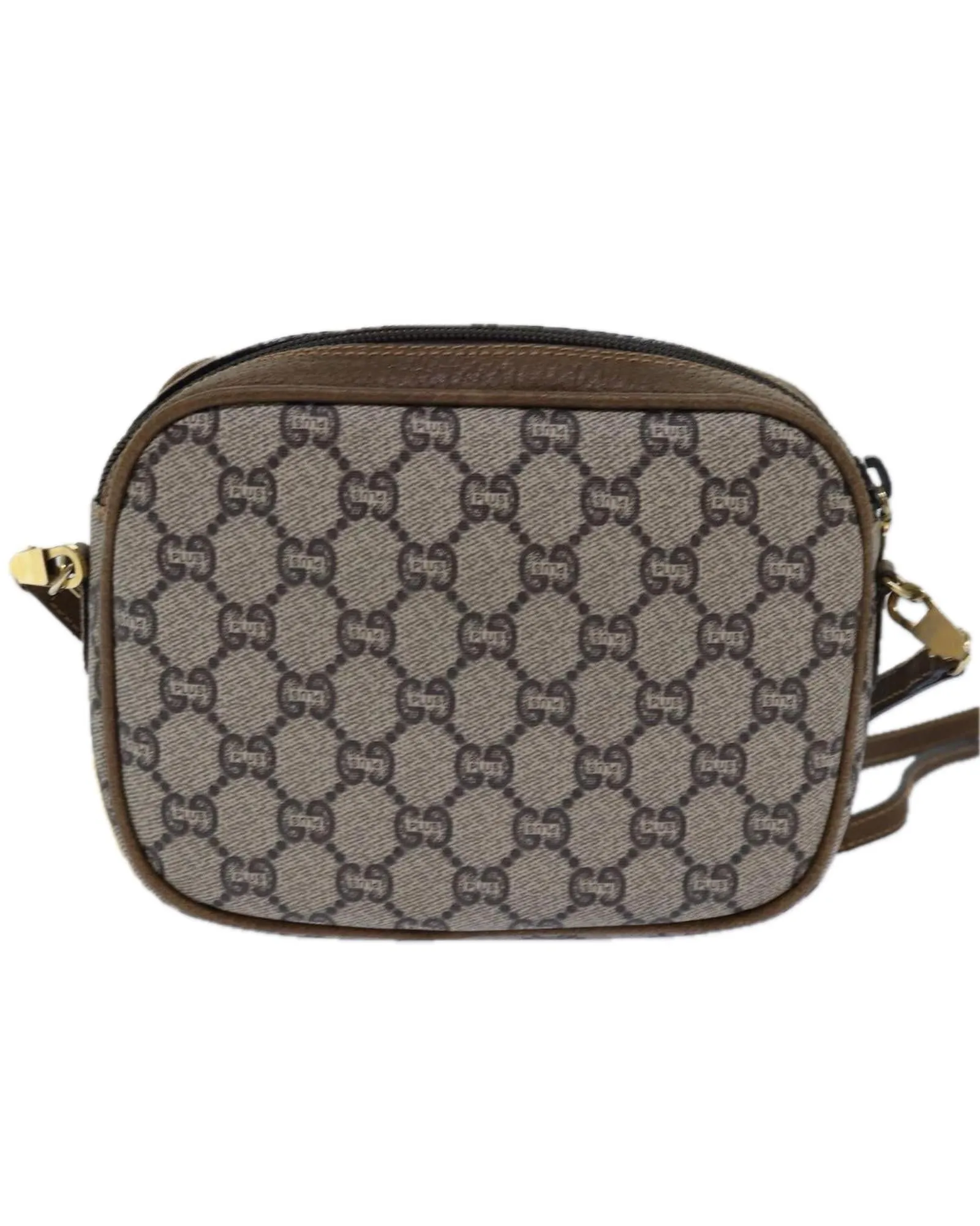 GG Plus Supreme Shoulder Bag PVC Leather Detailing
