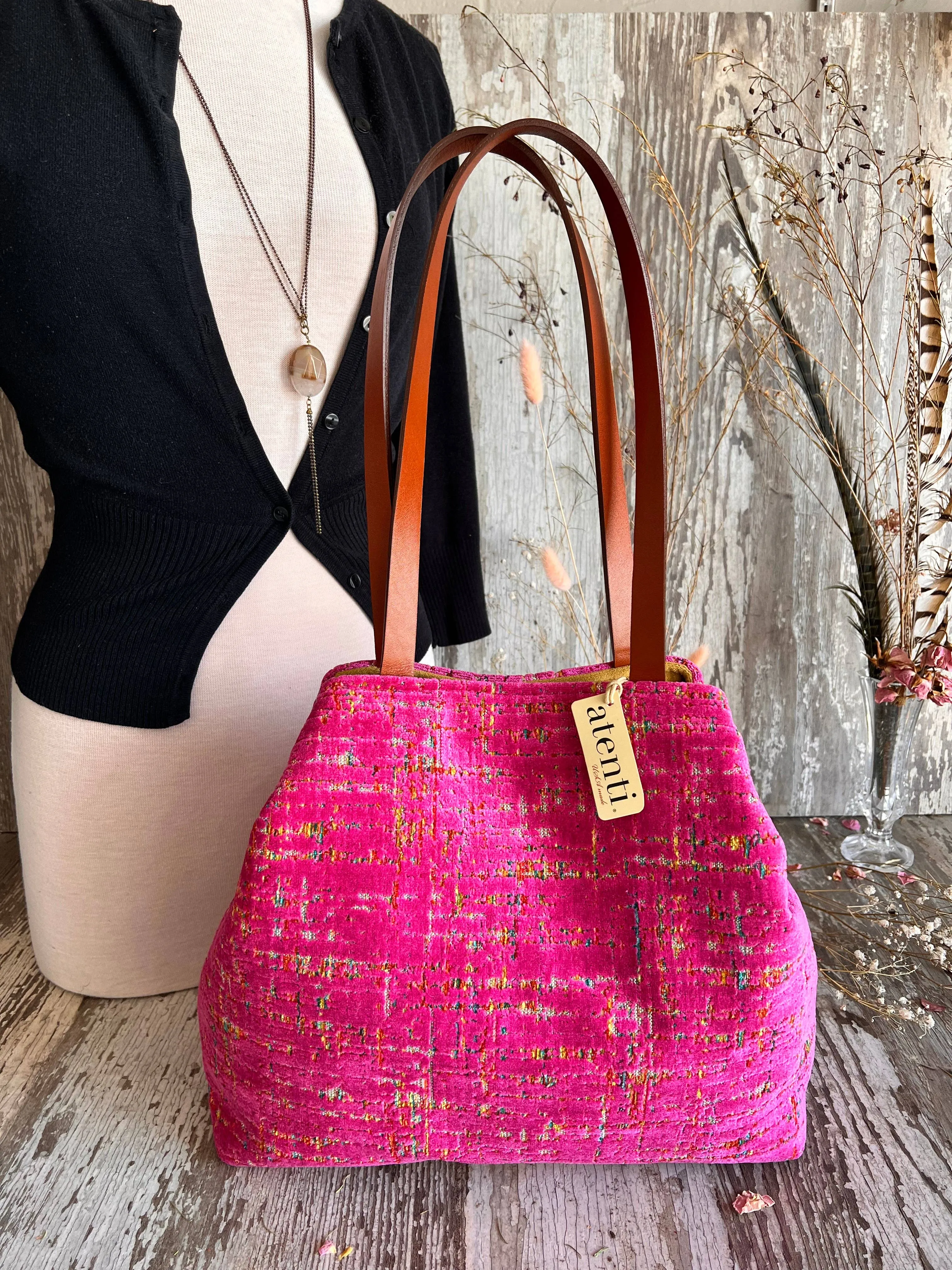 Gigi Velvet Handbag