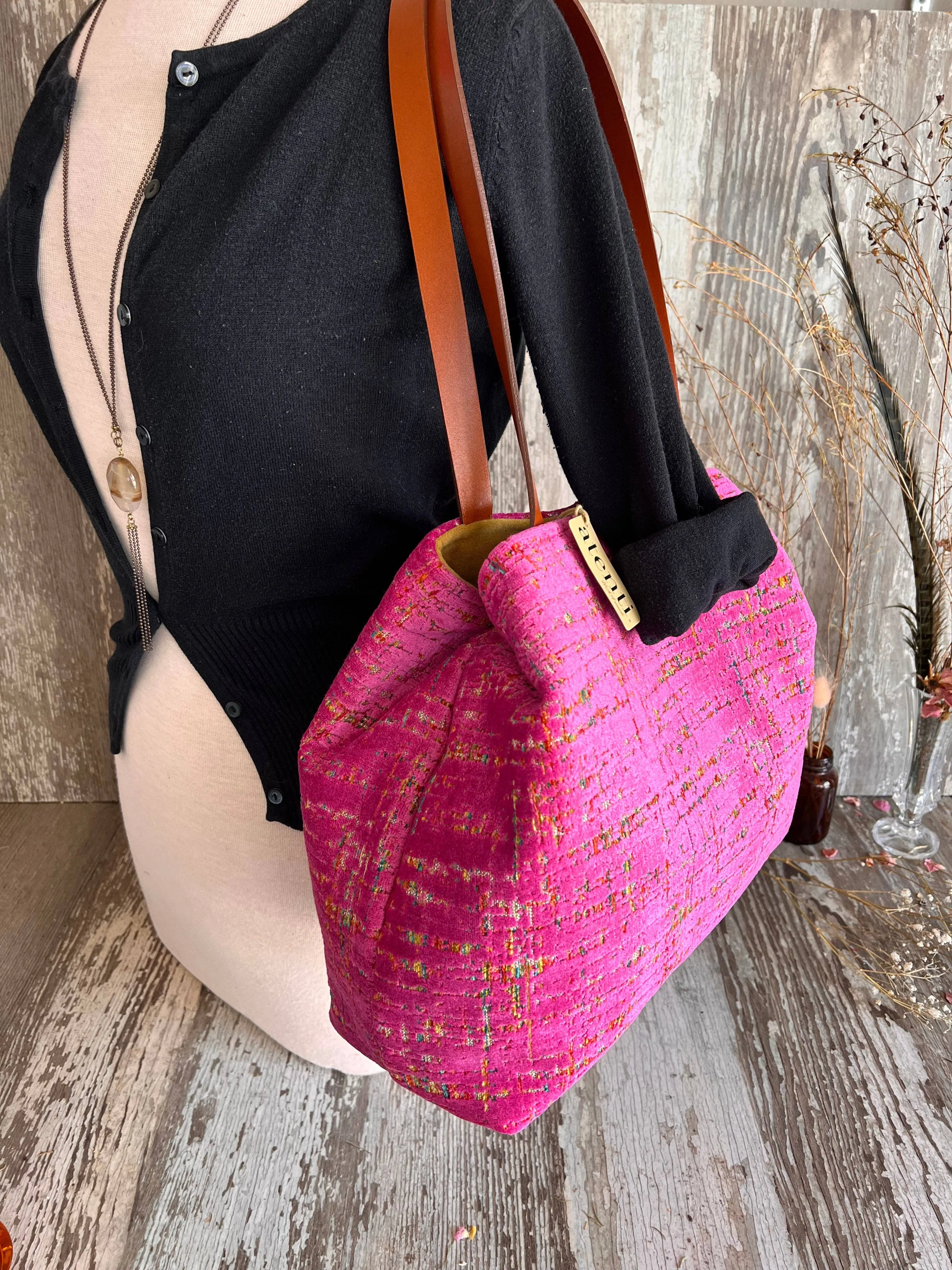 Gigi Velvet Handbag