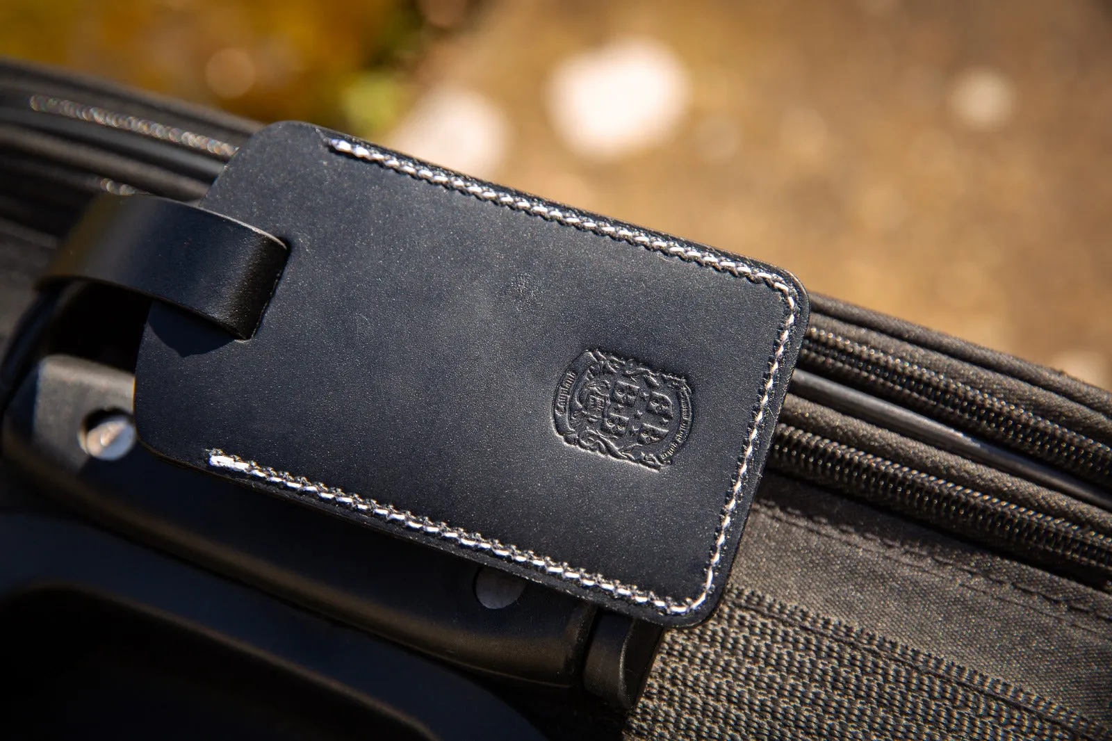 HandCrafted Leather Luggage Tag