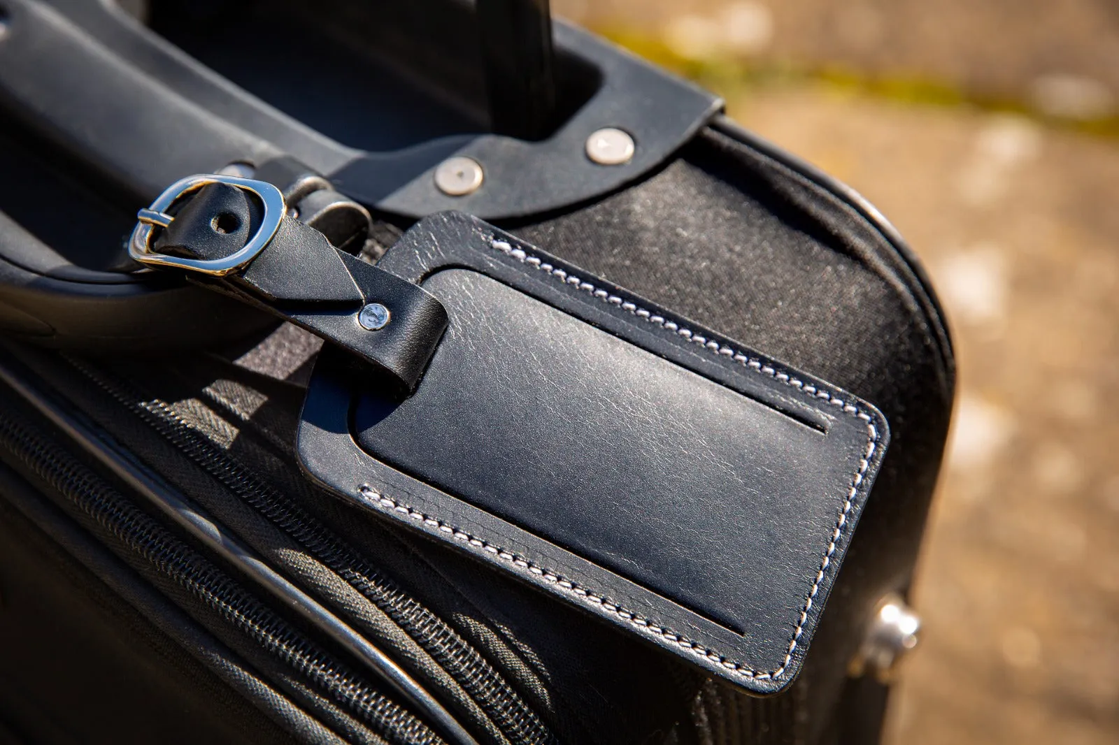 HandCrafted Leather Luggage Tag