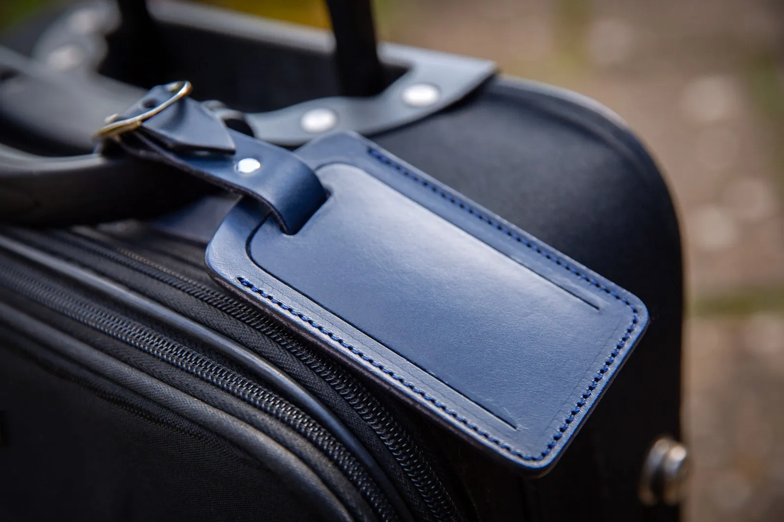 HandCrafted Leather Luggage Tag