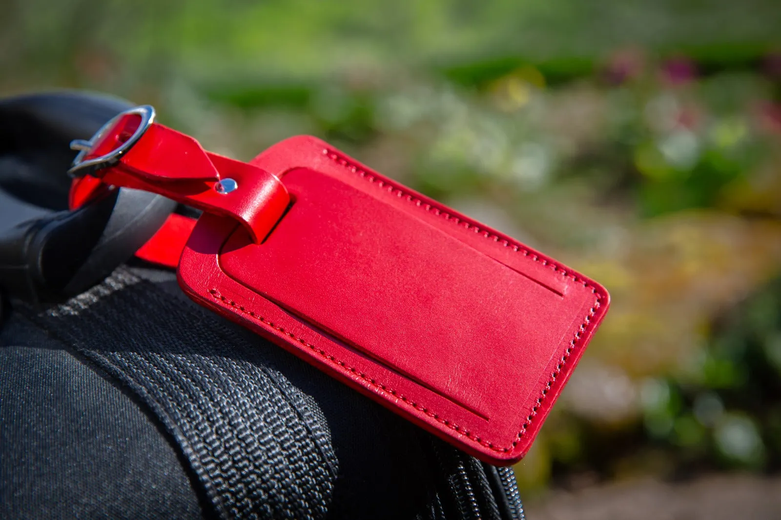 HandCrafted Leather Luggage Tag