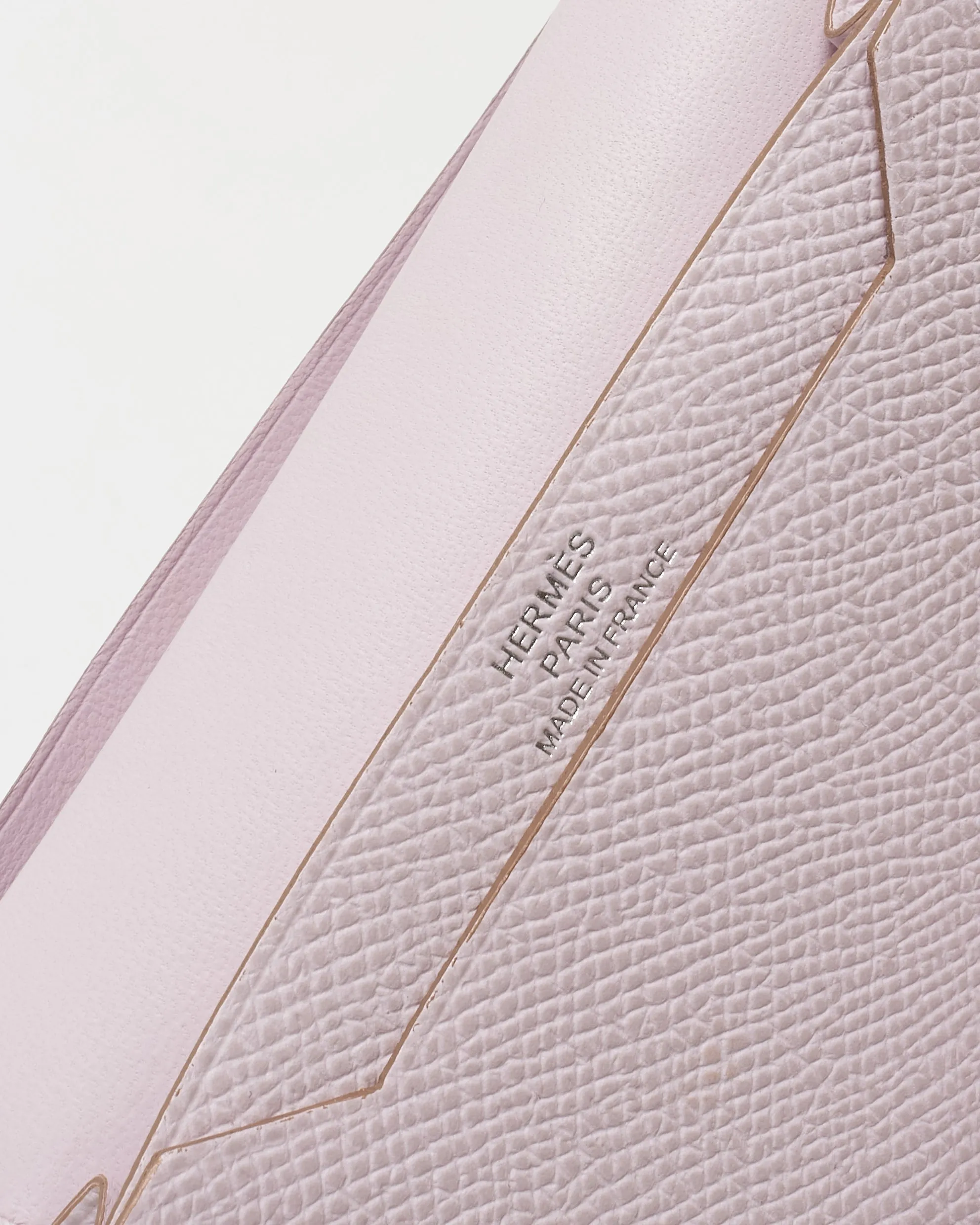 Hermès Mauve Pâle Epsom Leather Bearn Card Case
