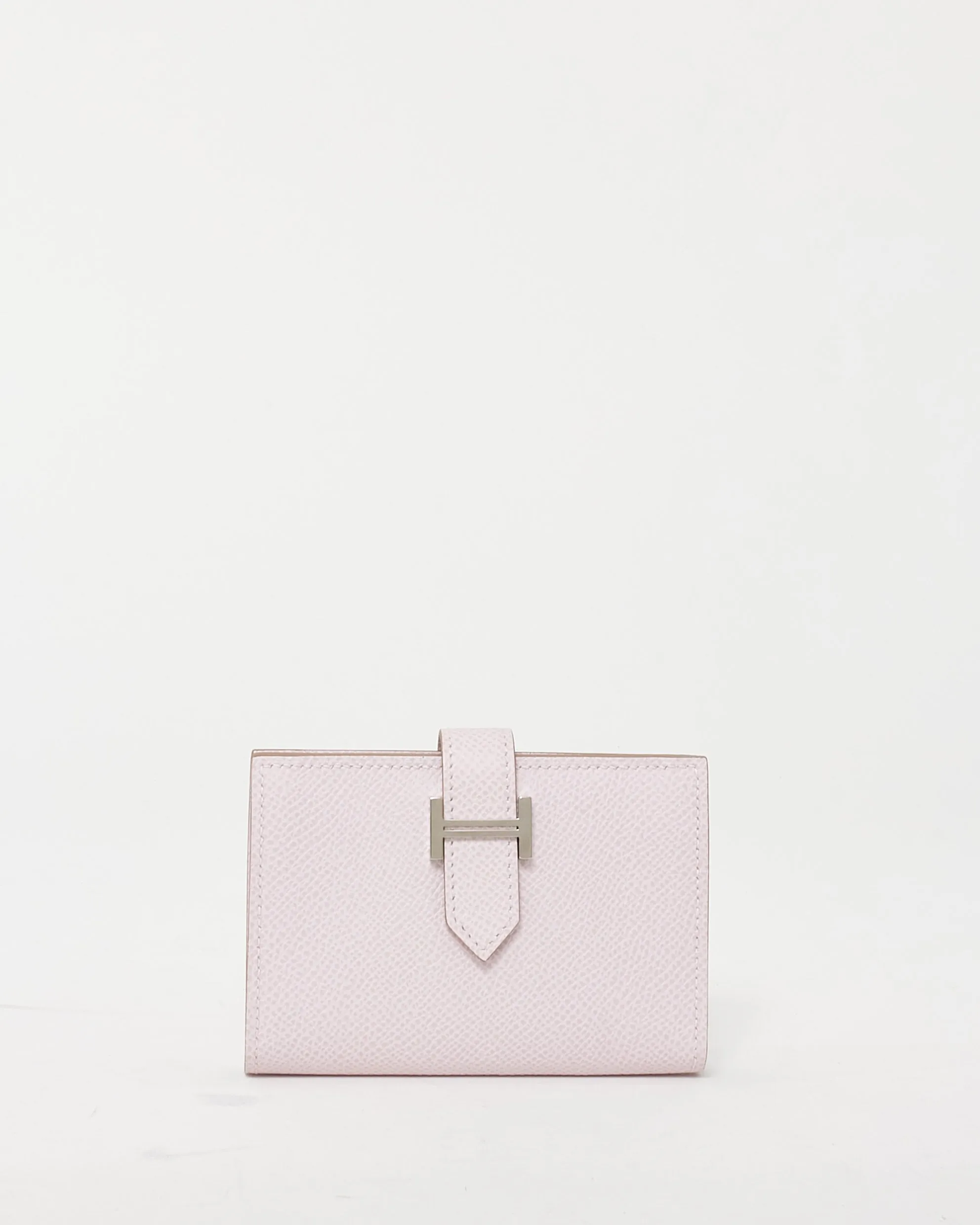 Hermès Mauve Pâle Epsom Leather Bearn Card Case