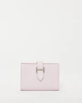 Hermès Mauve Pâle Epsom Leather Bearn Card Case